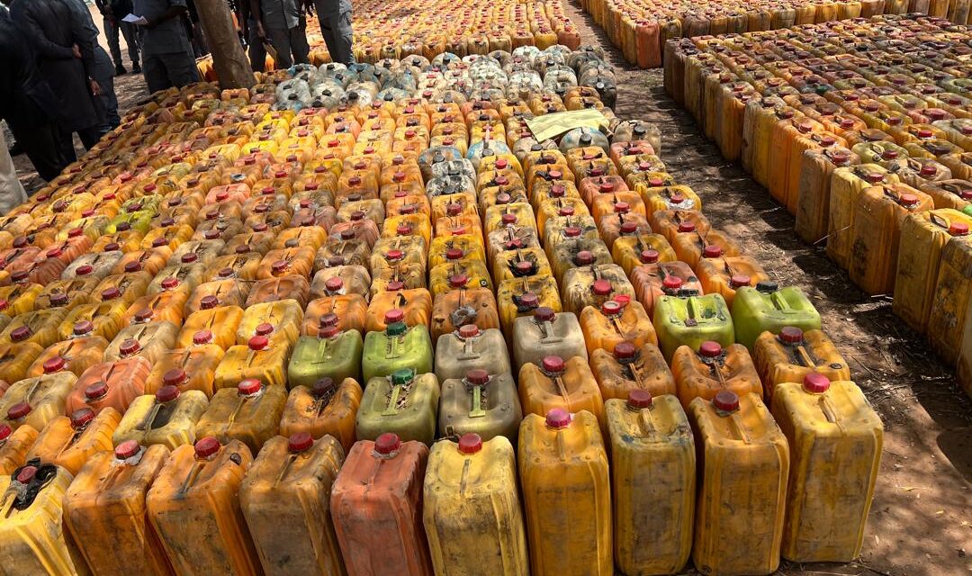 Customs seizes 38,700 litres of smuggled PMS in Adamawa
