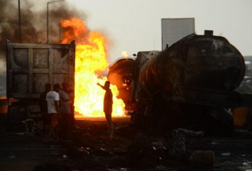 Petrol Tanker Reportedly Catches Fire In Delta