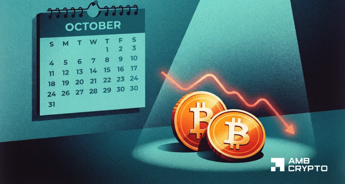 Bitcoin’s ‘Uptober’ rally falters – Why BTC is down 4.2% in October