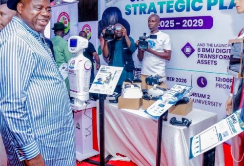 Diri unveils AI robotic tutors in Bayelsa medical university