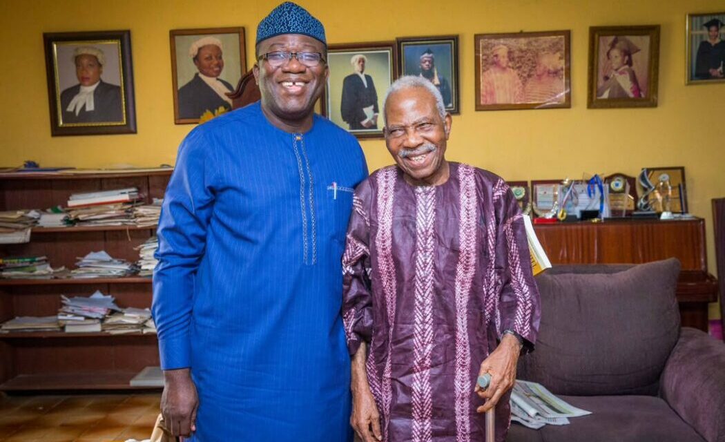Fayemi Mourns Fasoranti, Says Yoruba Nation Lost Principled Leader