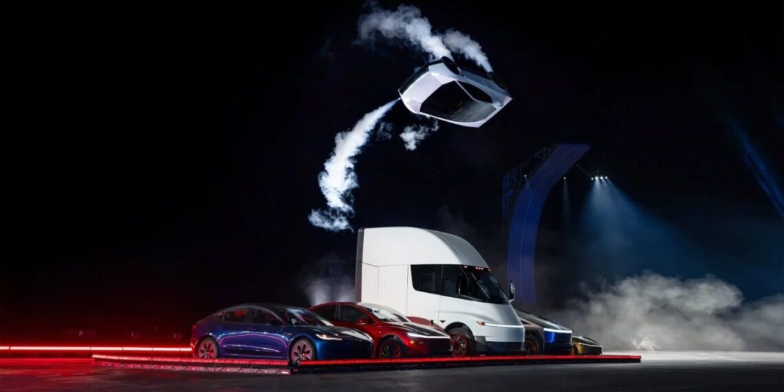 Tesla Unveils Flying Car Prototype