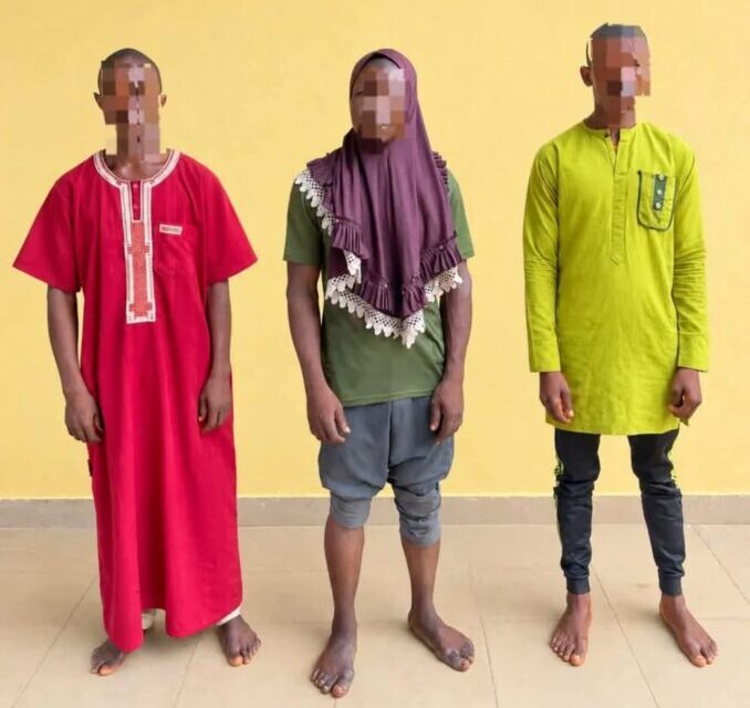 Hijab-Wearing Suspect, Two Others Arrested Over Kidnappings