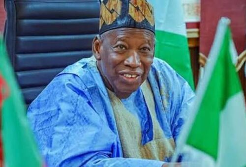 Ganduje Refers To Okowa As Former Vice-Presidential Candidate Of A Defunct Party