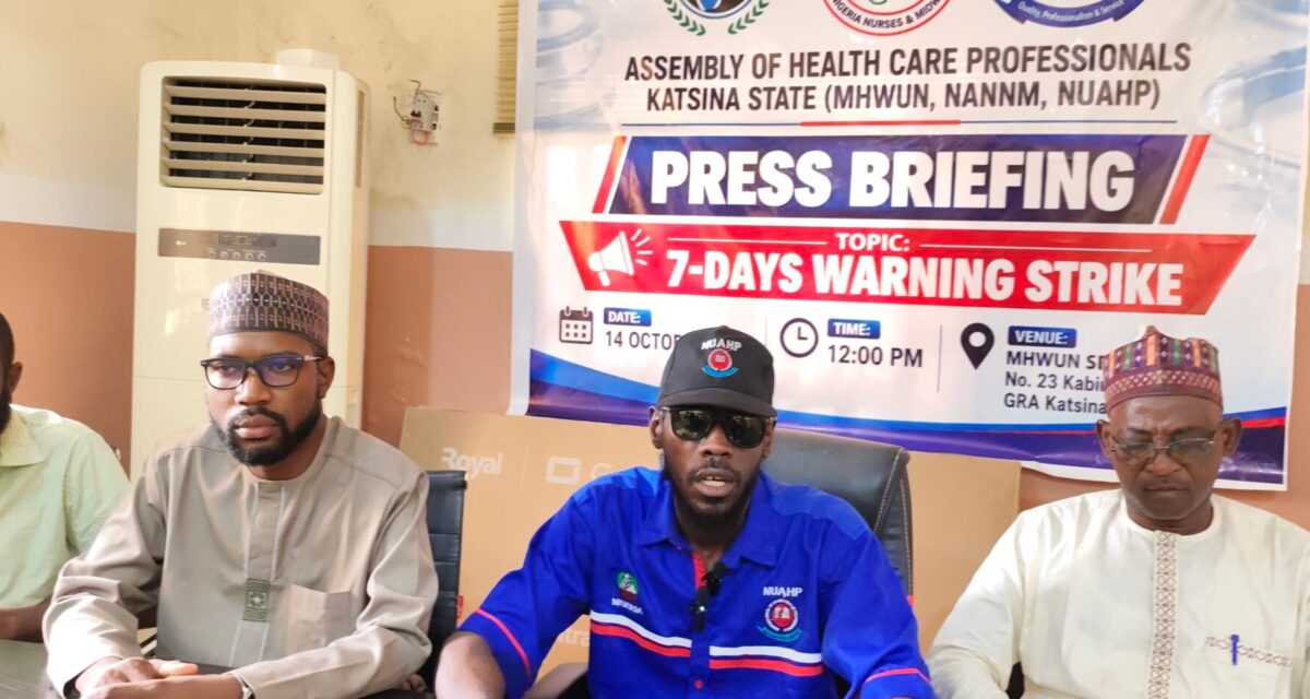 Katsina ​‌⁠‌‍⁠⁠‍​‍‍‍⁠​‌‌‌​health professionals declare 7-day warning strike – Daily Trust