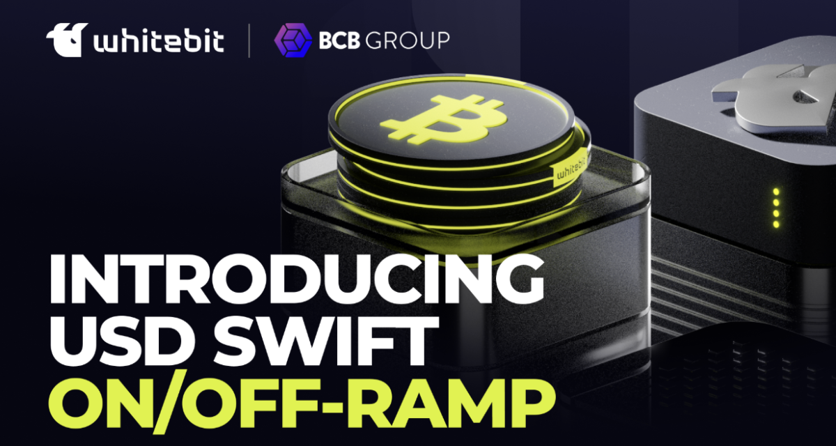 WhiteBIT Expands Fiat Access with USD SWIFT On/Off-Ramp
