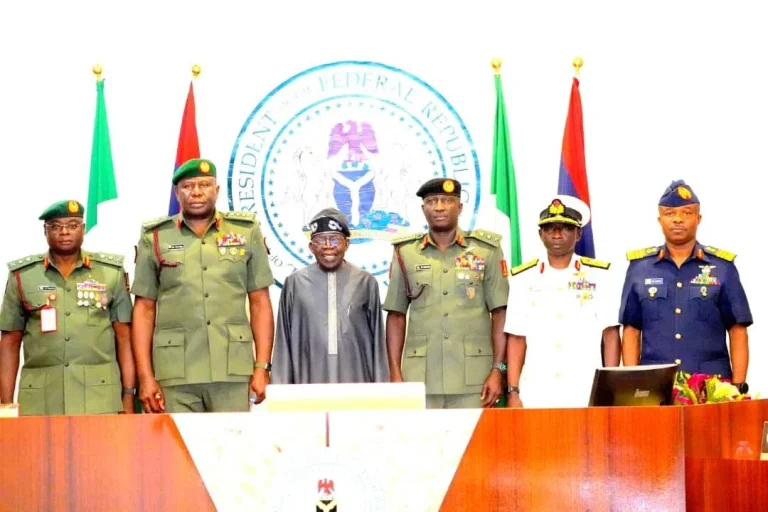 Tinubu Meets CDS, Service Chiefs, Musa, NSA, IG, Gaidam over 2027 Polls Security – THISDAYLIVE